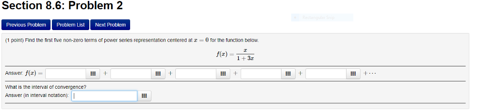 Solved Section 8.6: Problem 2 Previous Problem Problem List | Chegg.com