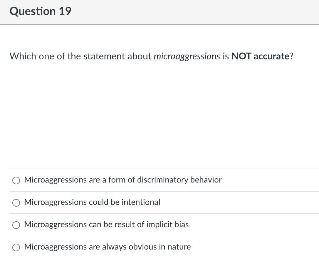 Solved Question 19 Which one of the statement about | Chegg.com