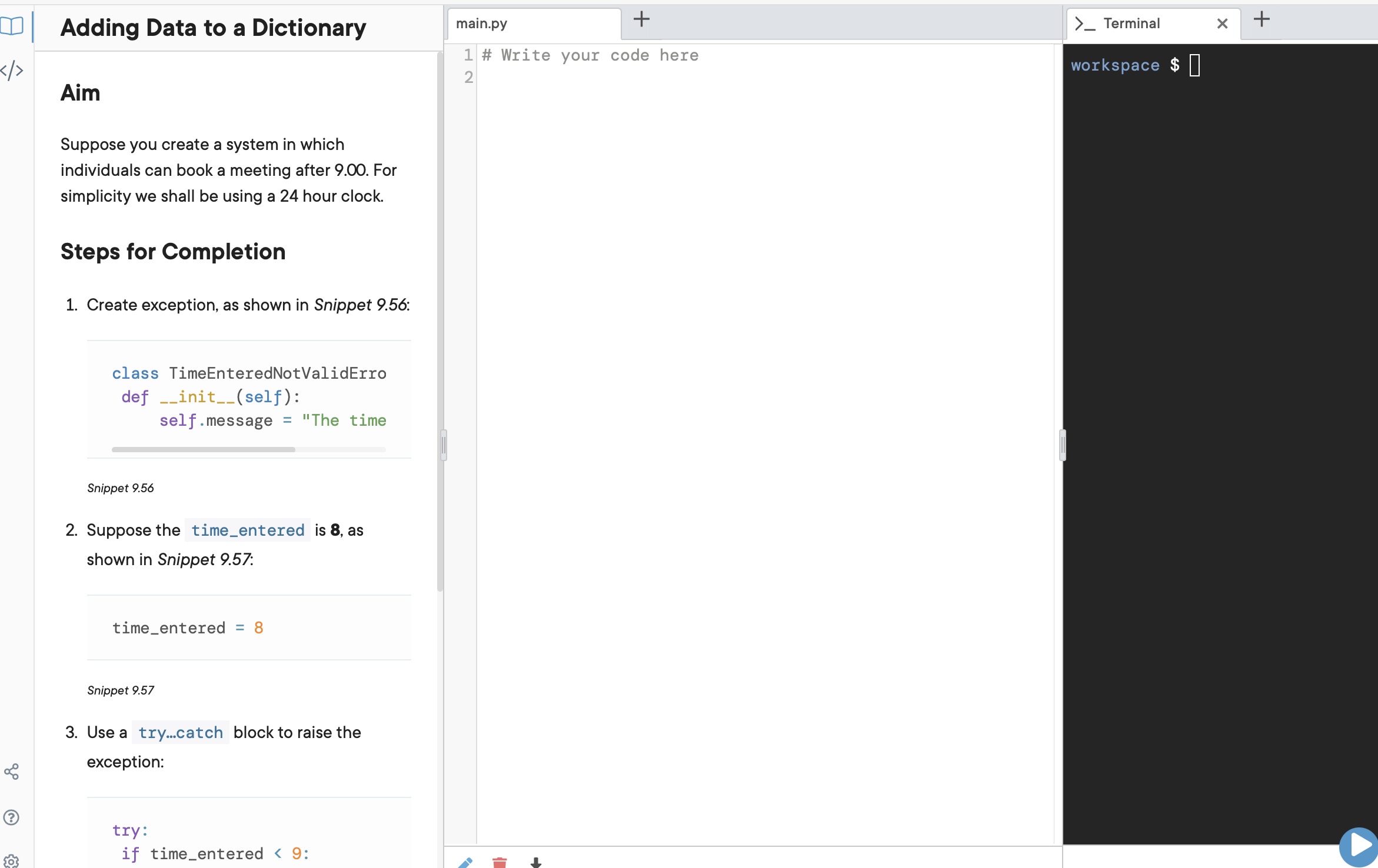 Adding Data to a Dictionary Aim Suppose you create | Chegg.com