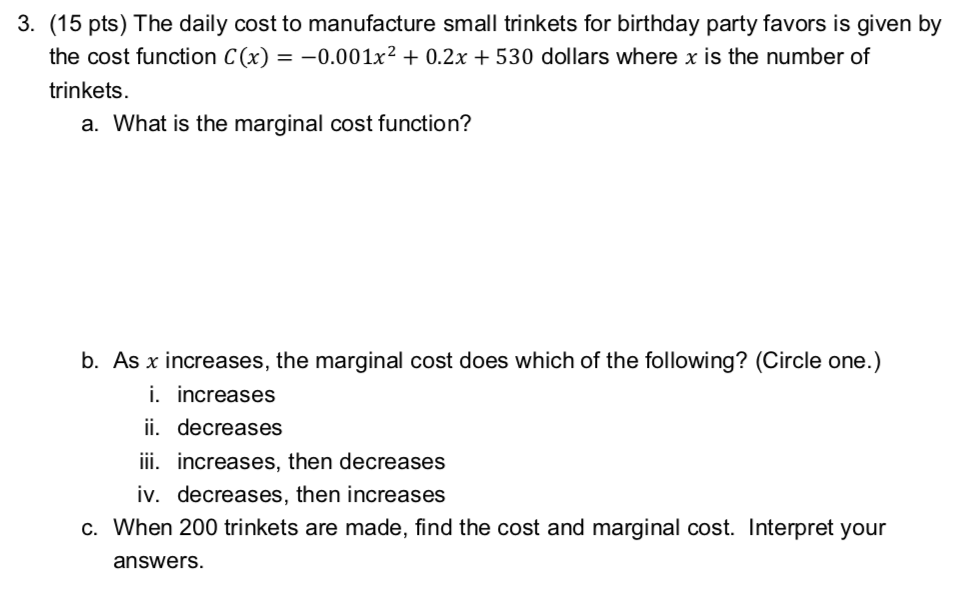 Solved Please show how you got each answer (the working) and | Chegg.com