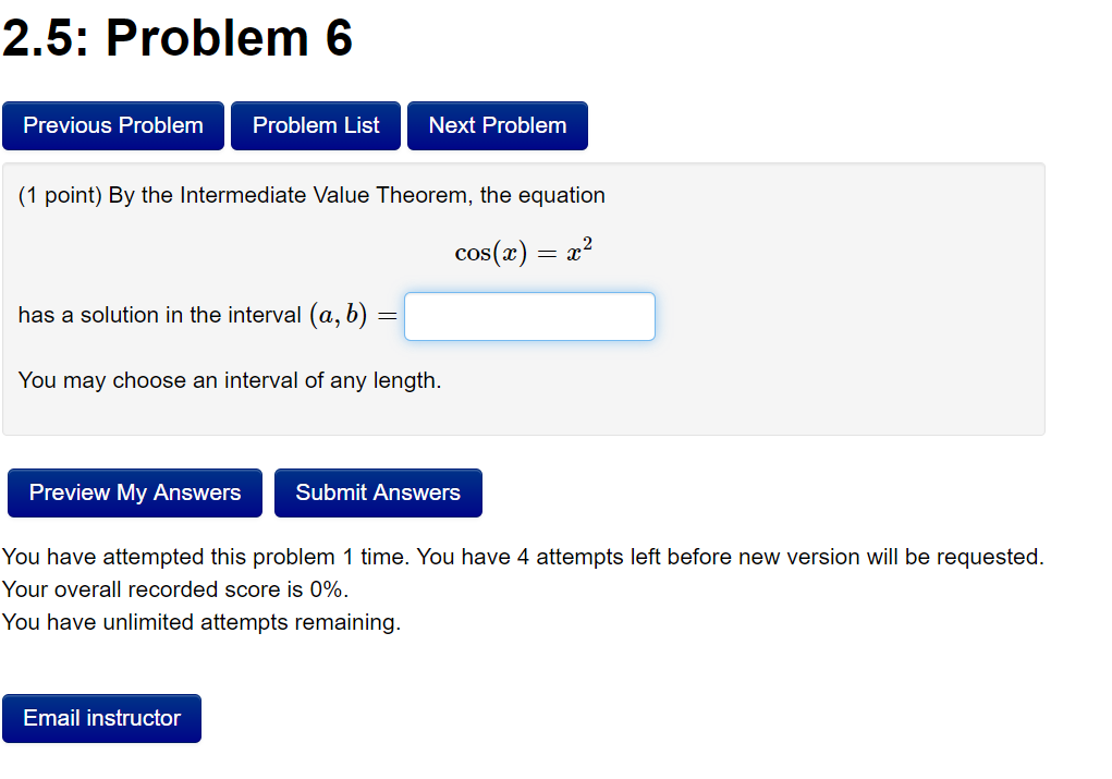 Solved 2.5: Problem 6 Previous Problem Problem List Next | Chegg.com