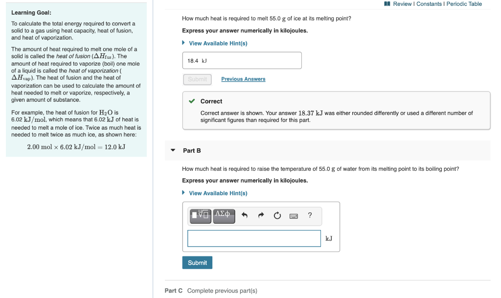 solved-ii-review-constants-periodic-table-how-much-heat-is-chegg