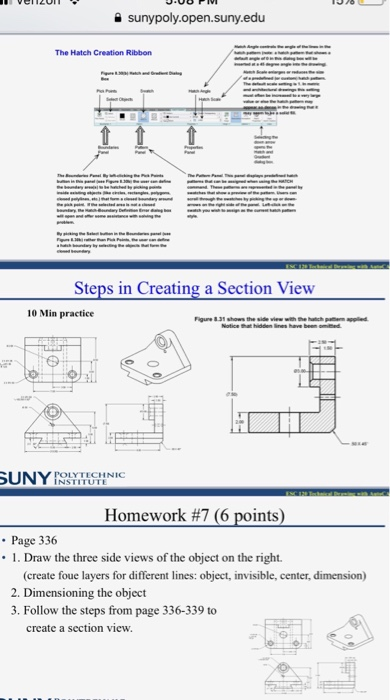 Steps in Creating a Section View Step 1. Determine | Chegg.com