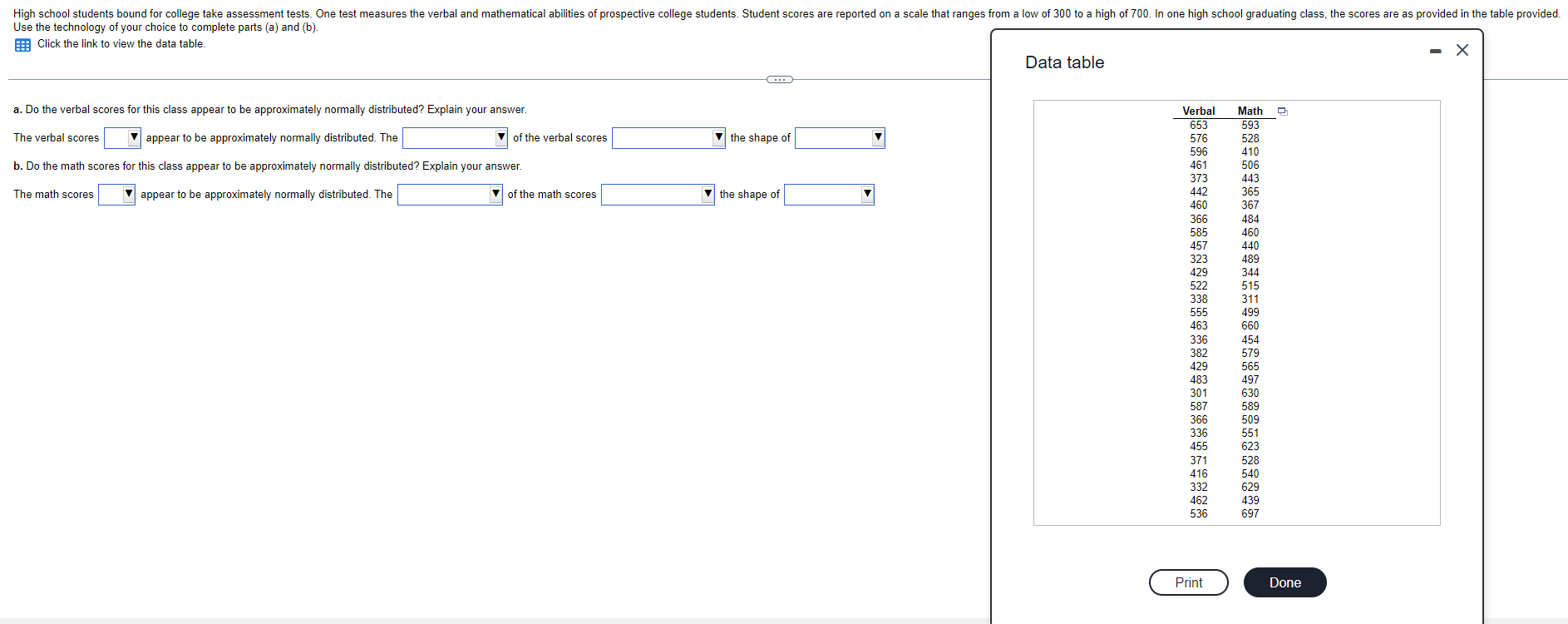 Solved Assume that the variable under consideration has a | Chegg.com