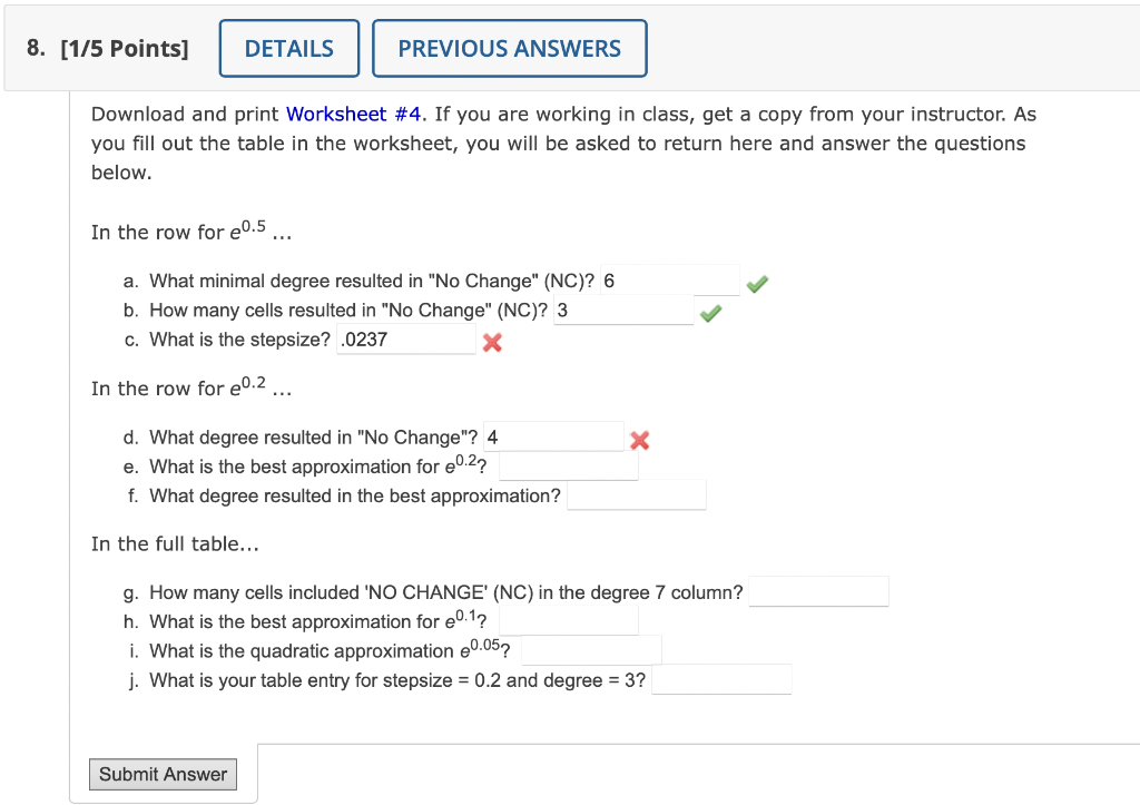 Solved 8. [1/5 Points] DETAILS PREVIOUS ANSWERS Download and | Chegg.com