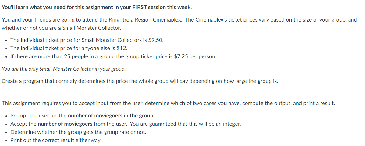 Solved You'll learn what you need for this assignment in | Chegg.com
