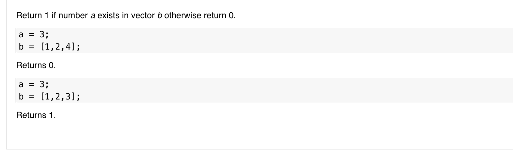 solved-return-1-if-number-a-exists-in-vector-b-otherwise-chegg