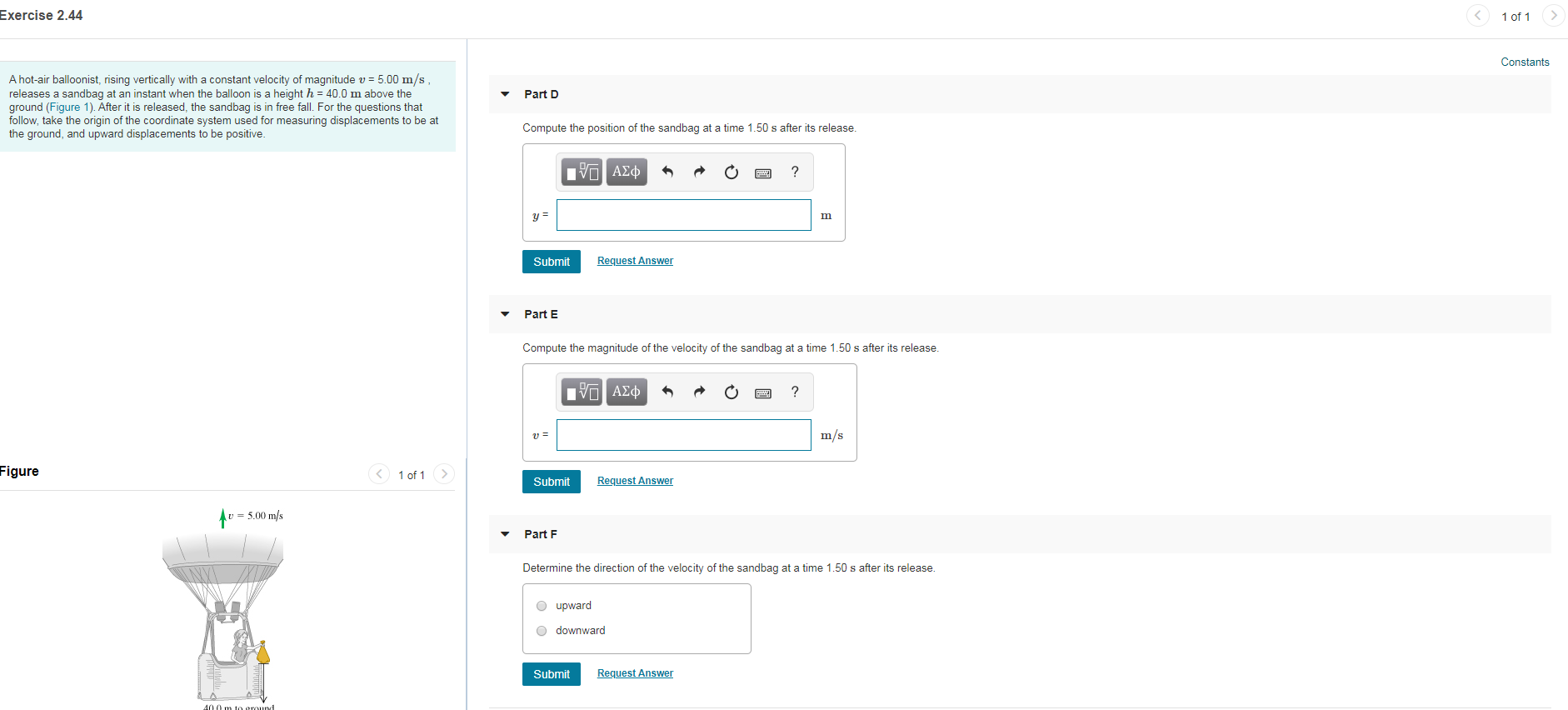 Solved Pre Lecture Questions 2 1 of 1 Exercise 2.44 | Chegg.com