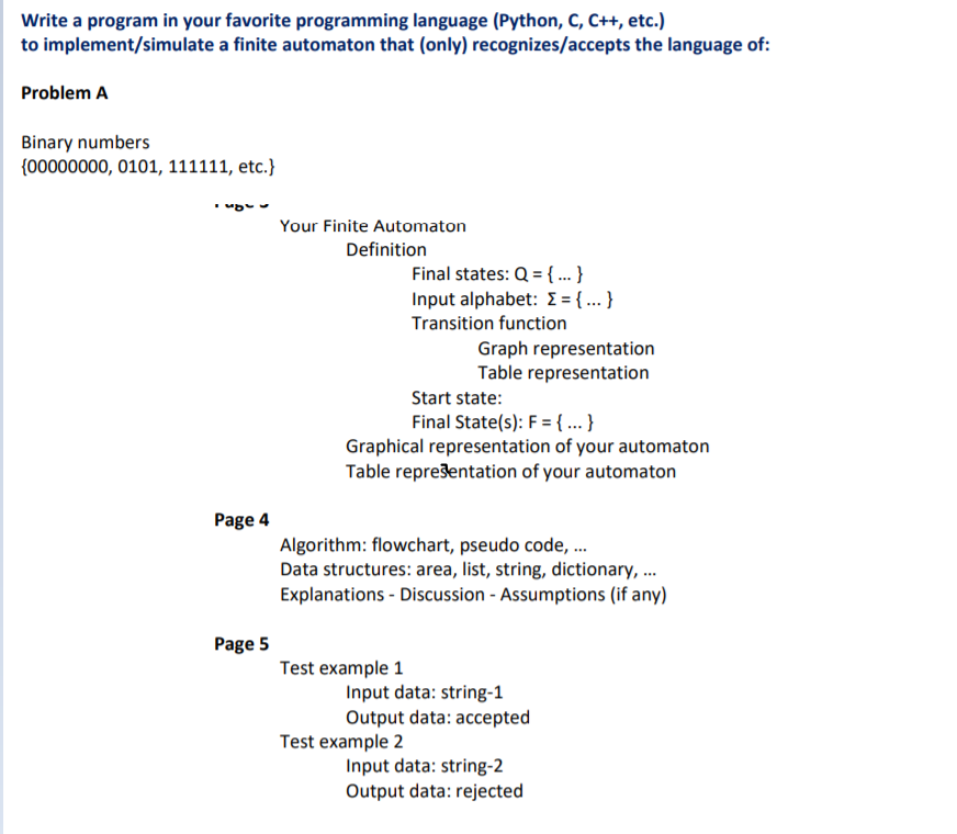 Solved Write a program in your favorite programming language | Chegg.com