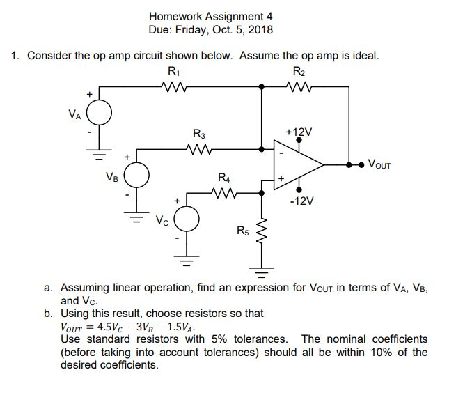 electrical engineering homework