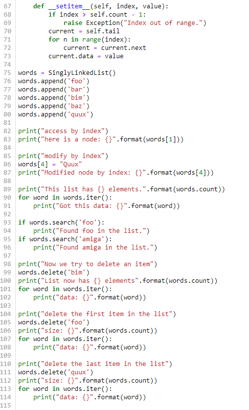 Linked Lists - You have been provided with the code | Chegg.com
