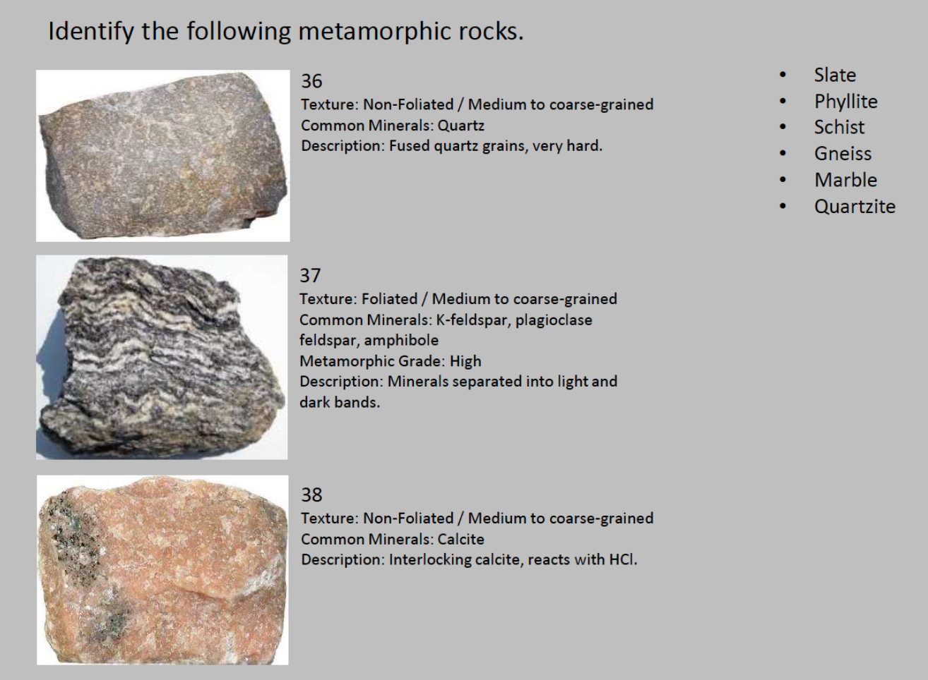 33. How to Identify Rocks 