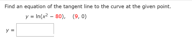 Solved Find an equation of the tangent line to the curve at | Chegg.com