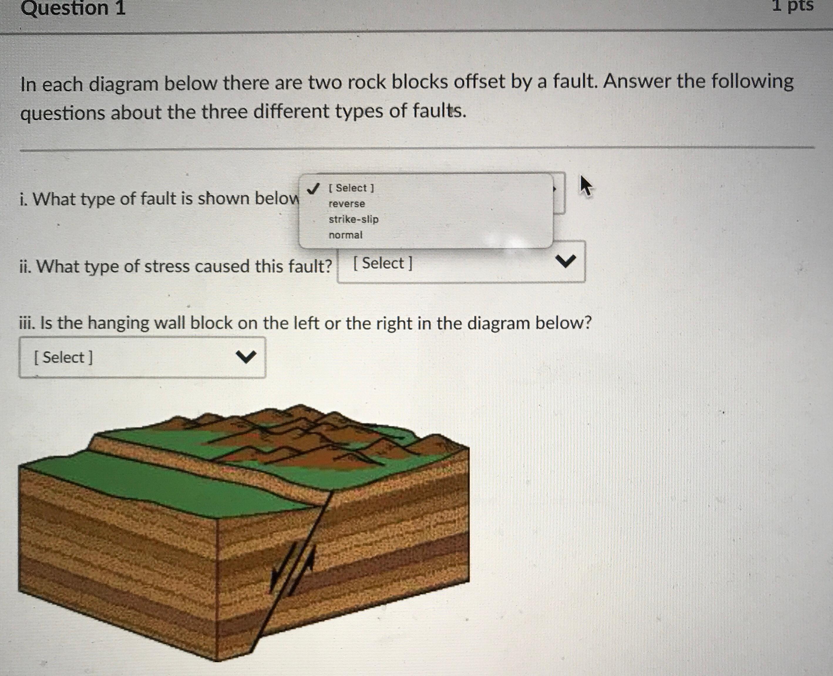 Solved Question 1 1 pts In each diagram below there are two | Chegg.com