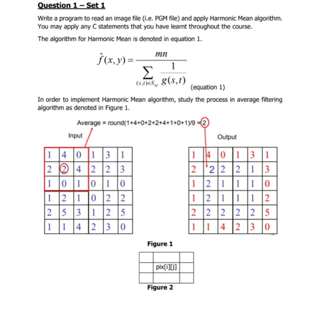 Solved Question 1 - Set 1 Write a program to read an image | Chegg.com