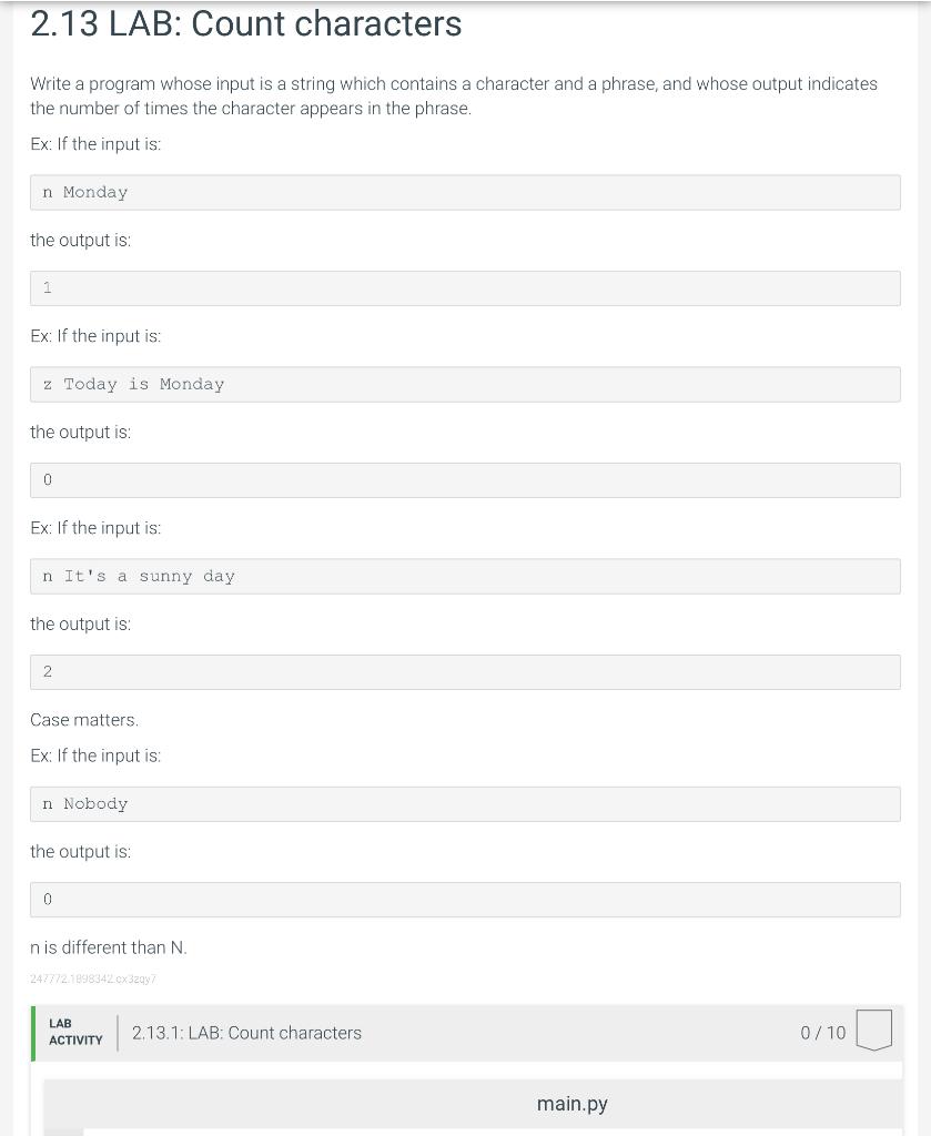 solved-2-13-lab-count-characters-write-a-program-whose-chegg