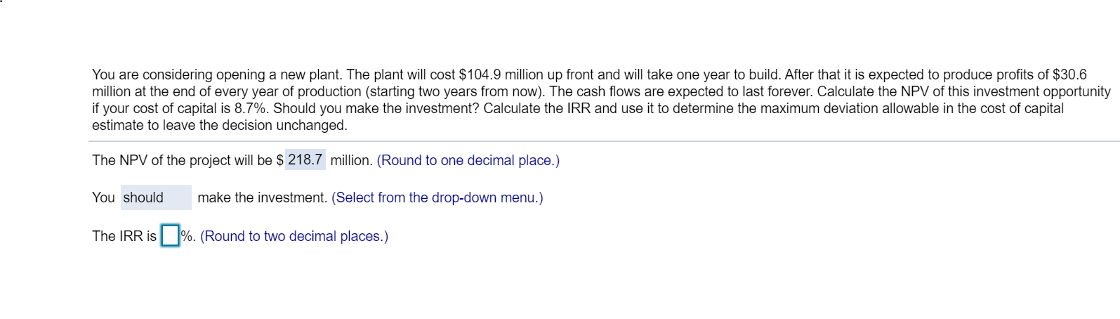 Solved THERE ARE TWO PARTS LEFT. READ INITIAL QUESTION | Chegg.com