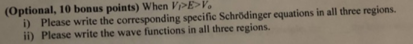 Solved III. ( 30 points +10 bonus points) Please consider an | Chegg.com