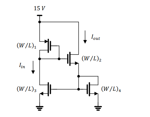 Solved The Transistors In The Following Circuit Have The | Chegg.com