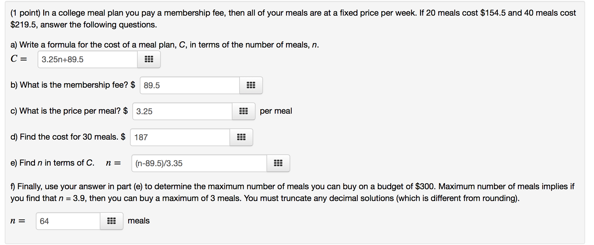 Solved 1 Point In A College Meal Plan You Pay A Membership Chegg solved-1-point-in-a-college-meal-plan-you-pay-a-membership-chegg