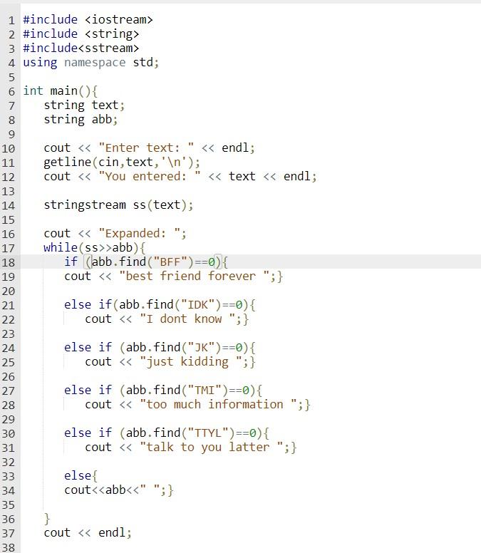 Solved Get a line of text from the user. Output that line. | Chegg.com