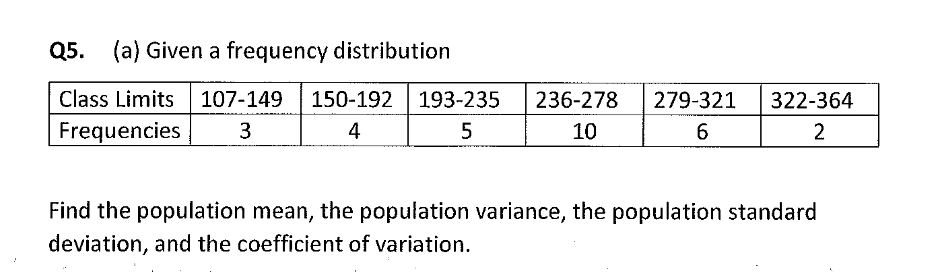 HOW TO FIND POPULATION MEAN FROM FREQUENCY DISTRIBUTION intelligence overview