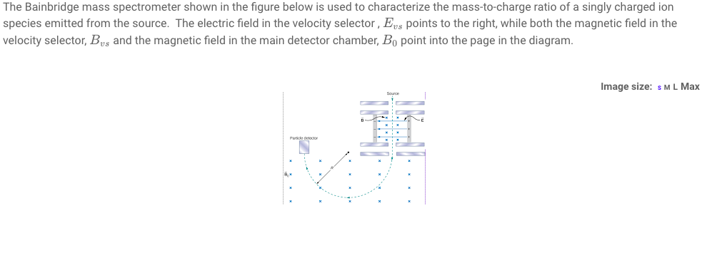 Solved The Bainbridge mass spectrometer shown in the figure | Chegg.com