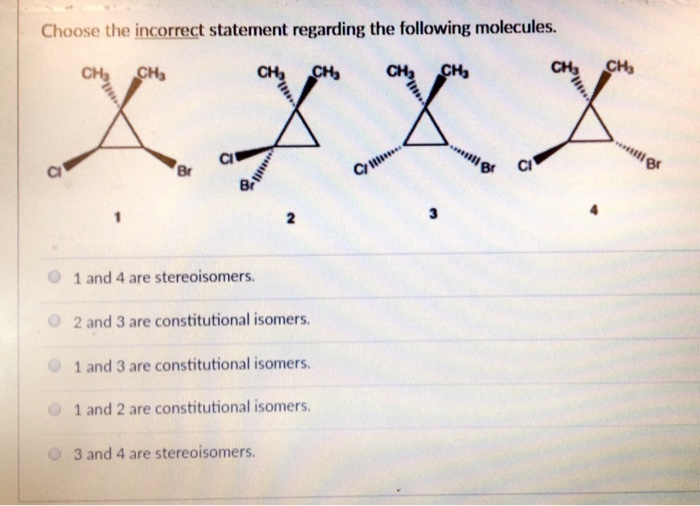 Solved Choose the incorrect statement regarding the | Chegg.com