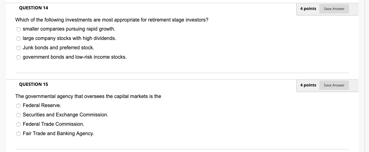 Solved QUESTION 14 4 points Save Answer Which of the | Chegg.com