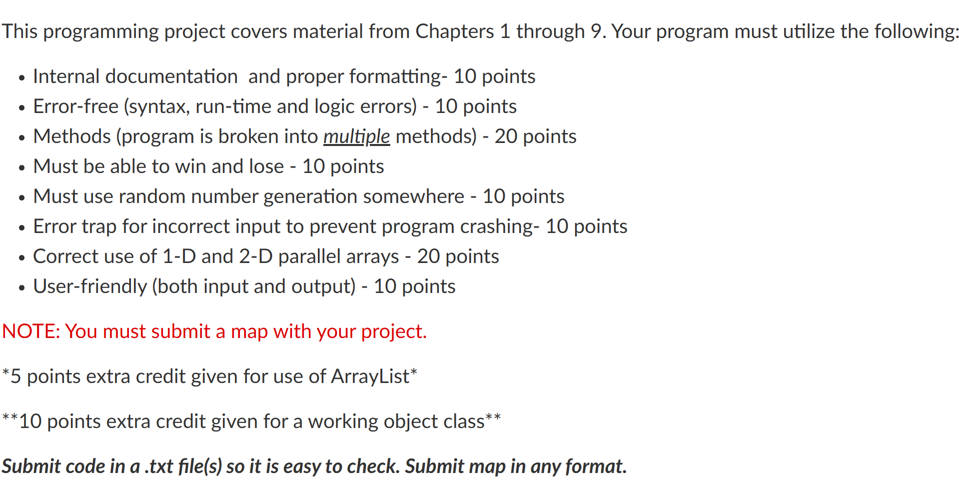 Solved I need help creating the arrays and a simple java | Chegg.com