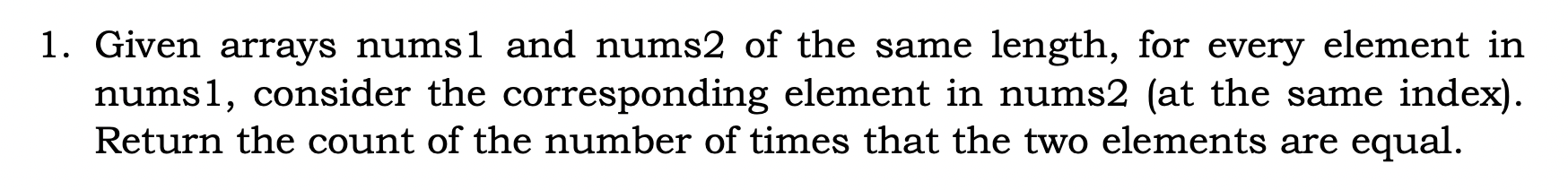 solved-given-arrays-nums-1-and-nums-2-of-the-same-length-chegg