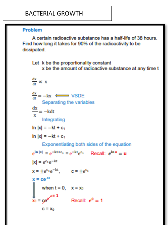 Solved 1. Radium at a rate proportional to the