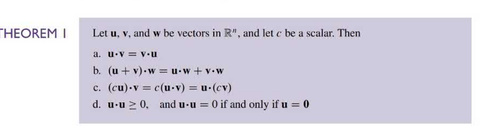 Solved Let u,v, and w be vectors in Rn, and let c be a | Chegg.com