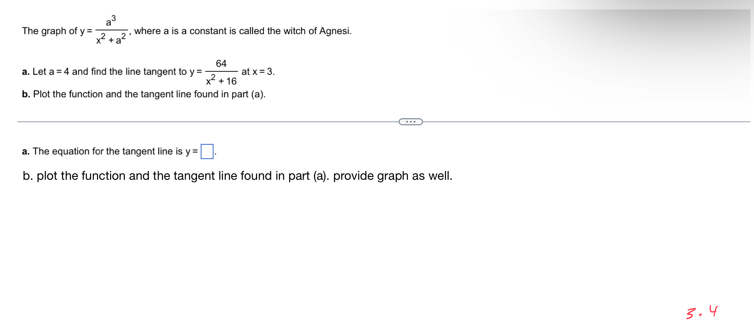 Solved The graph of y=x2+a2a3, where a is a constant is | Chegg.com