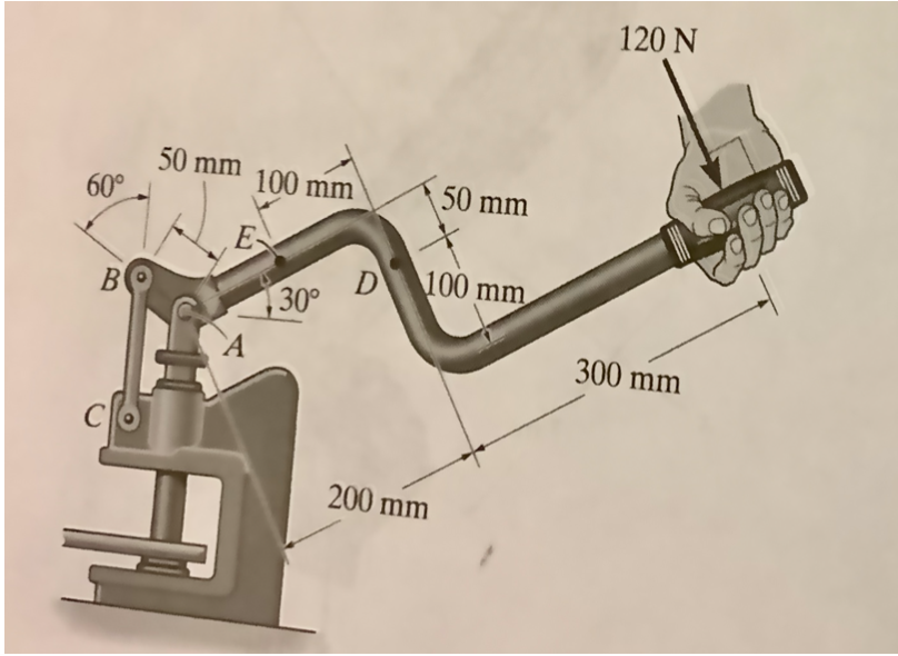 Solved The Punch Of The Metal Bolt Is Subjected To A Force | Chegg.com