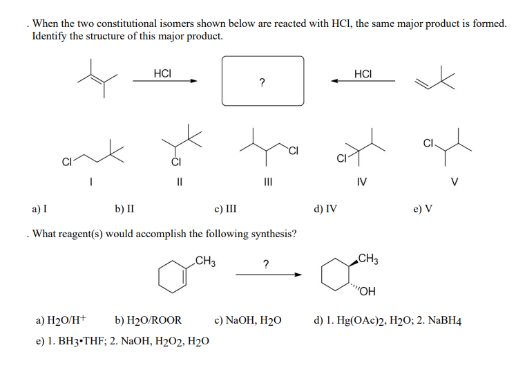 Solved When The Two Constitutional Isomers Shown Below Are | Chegg.com