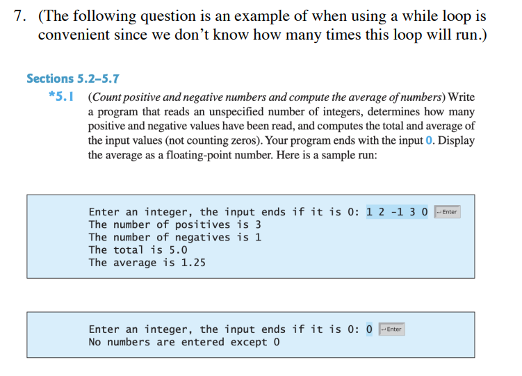Solved 7. (The following question is an example of when | Chegg.com