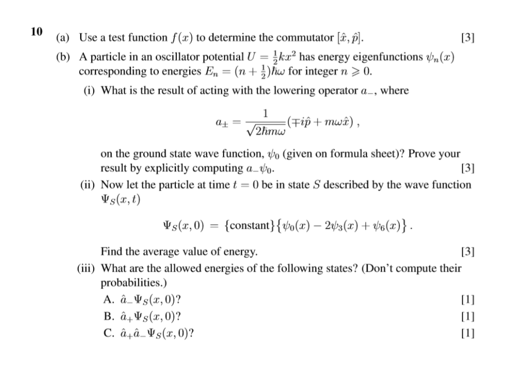 Solved 10 A Use A Test Function F X To Determine The C Chegg Com