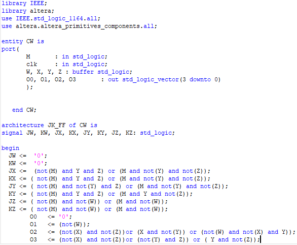 library IEEE; library altera use | Chegg.com
