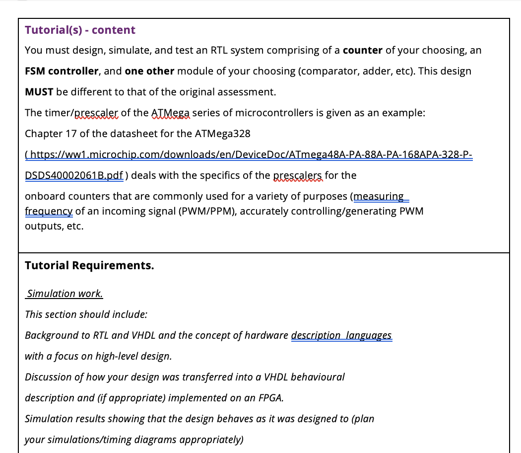 Solved Tutorial(s) - content You must design, simulate, and | Chegg.com