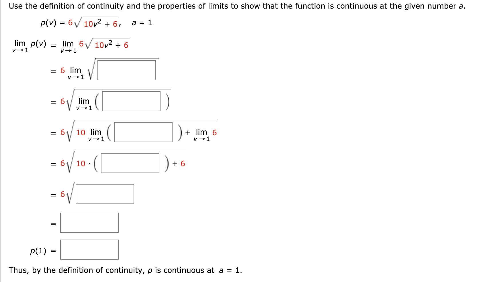 Solved Use the definition of continuity and the properties | Chegg.com