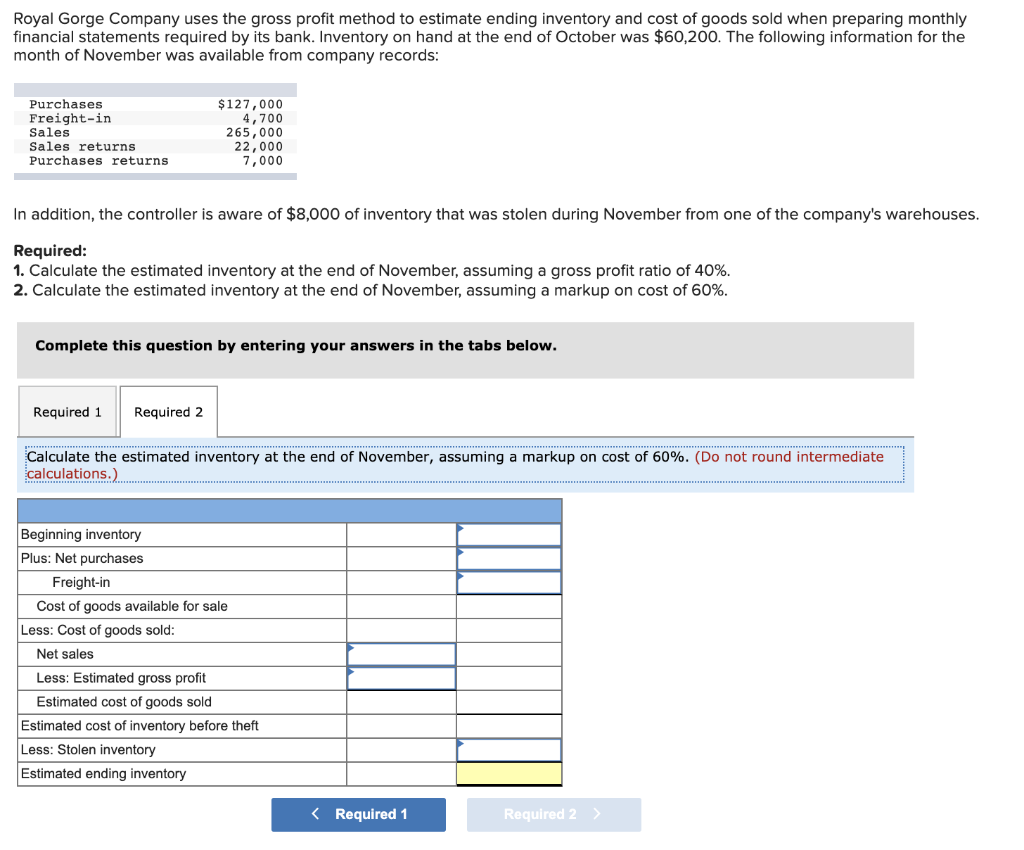 solved-royal-gorge-company-uses-the-gross-profit-method-to-chegg