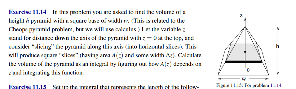 In this problem, you are asked to find the volume of | Chegg.com