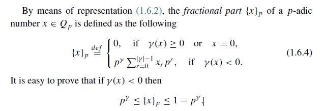 Solved By means of representation (1.6.2), the fractional | Chegg.com