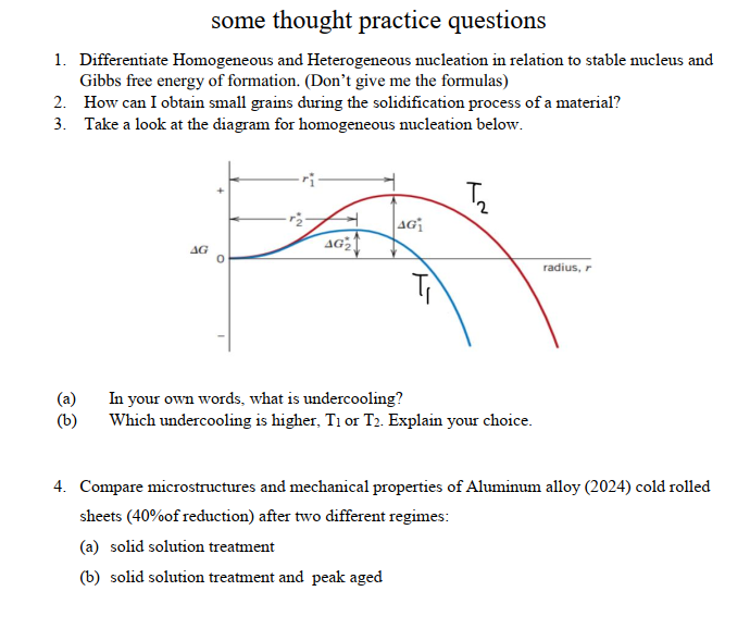 Some Thought Practice Questions 1 Differentiate Chegg Com