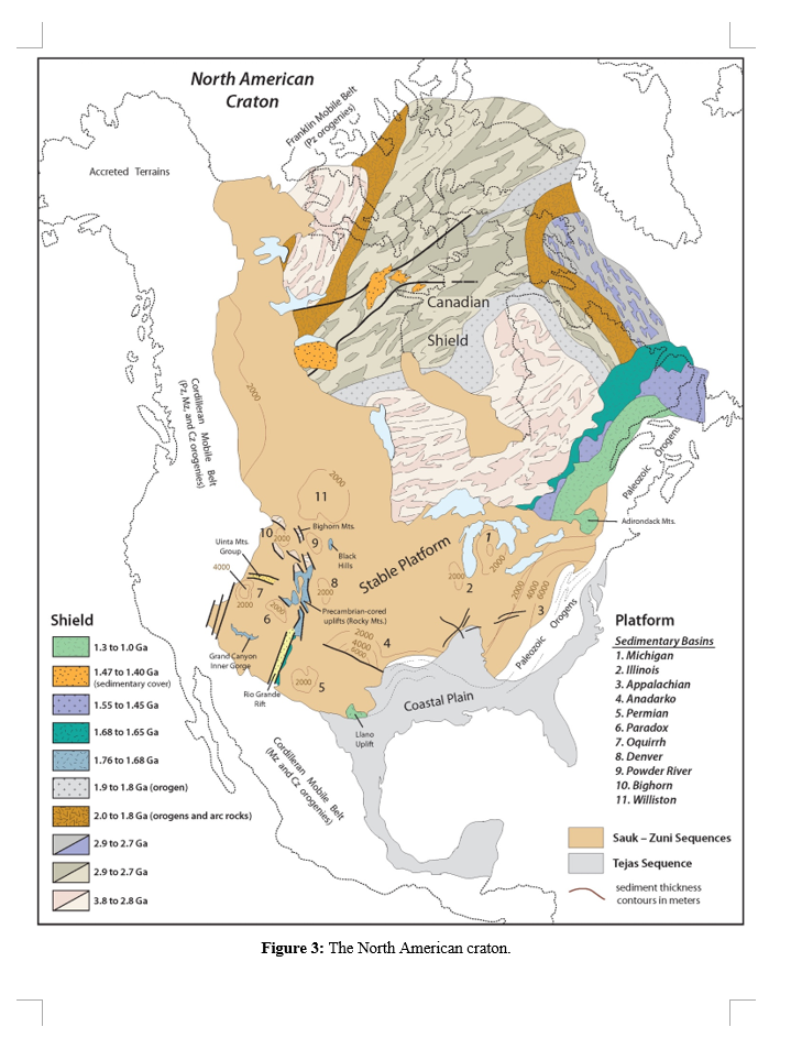 Shield Example Geography Solved Part A: The Canadian Shield Each of the major | Chegg.com
