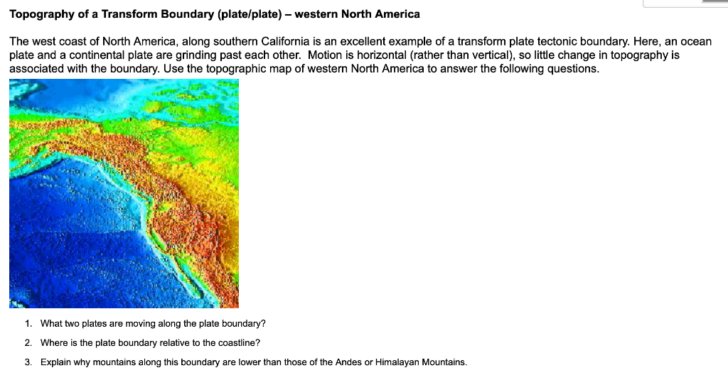 solved-topography-of-a-transform-boundary-plate-plate-chegg