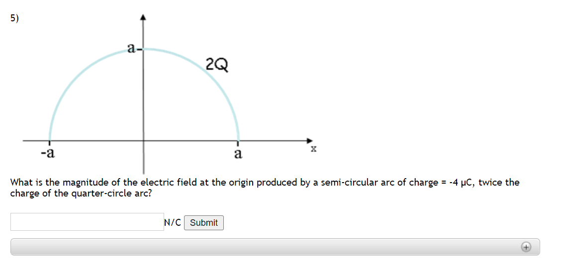 Solved What is the magnitude of the electric field at the | Chegg.com