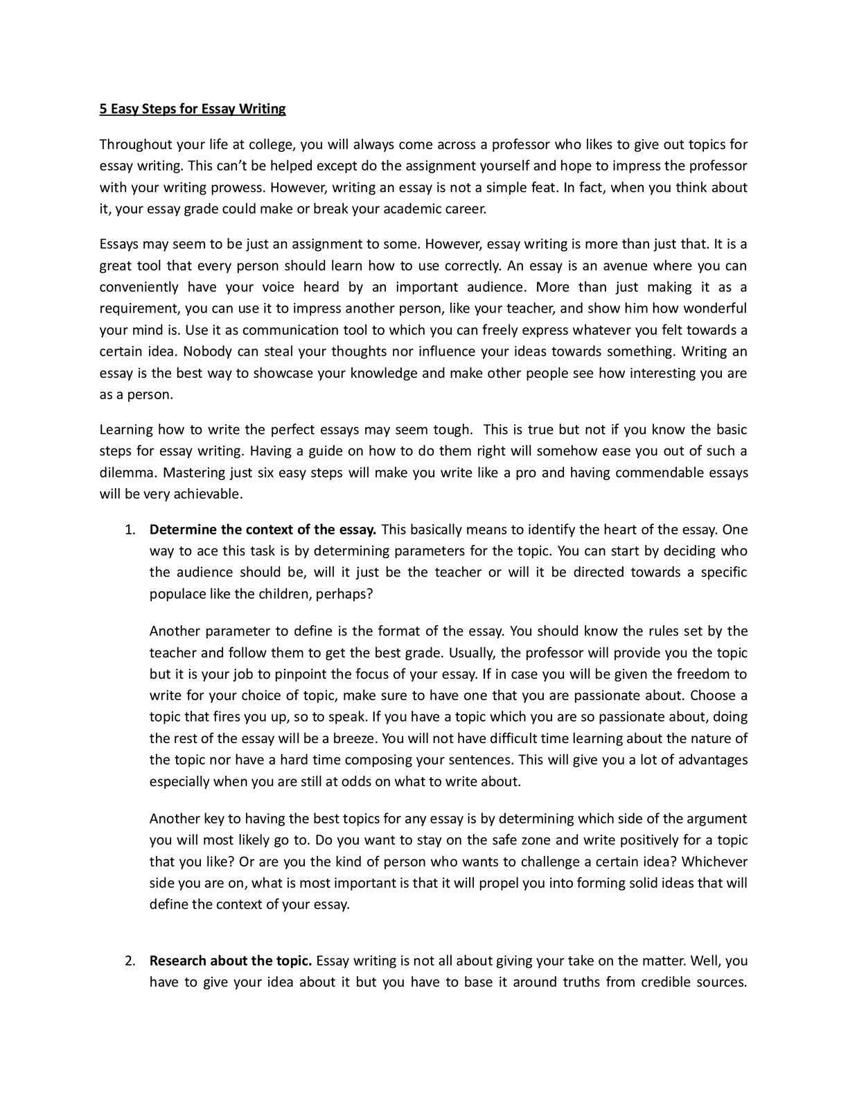 solved-5-easy-steps-for-essay-writing-throughout-your-life-chegg
