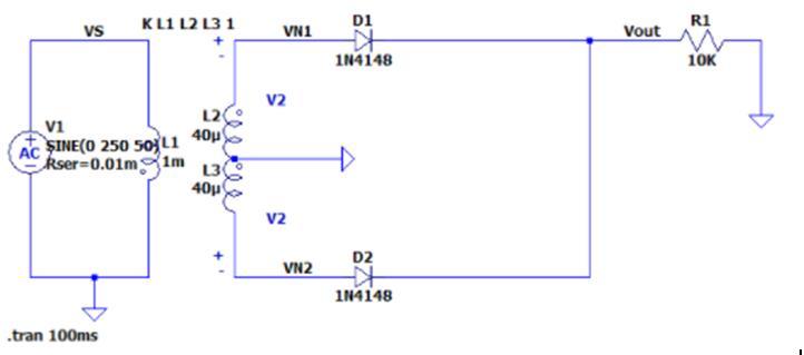 Solved Set the following circuit below using an | Chegg.com